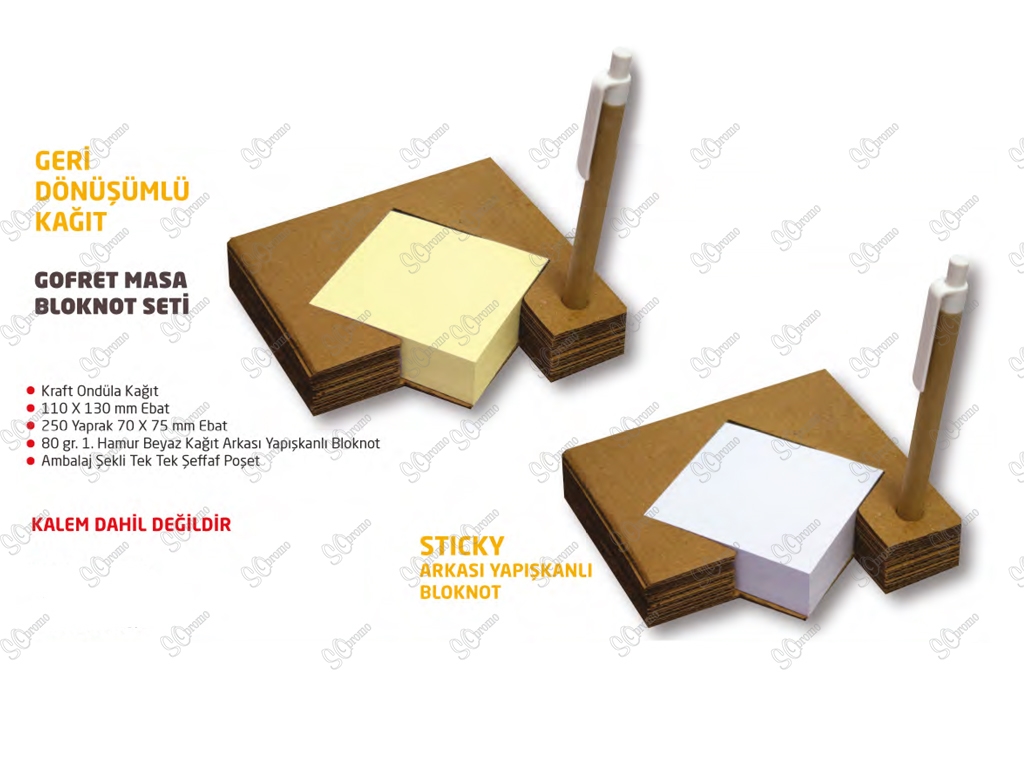 Masa Bloknot Seti
