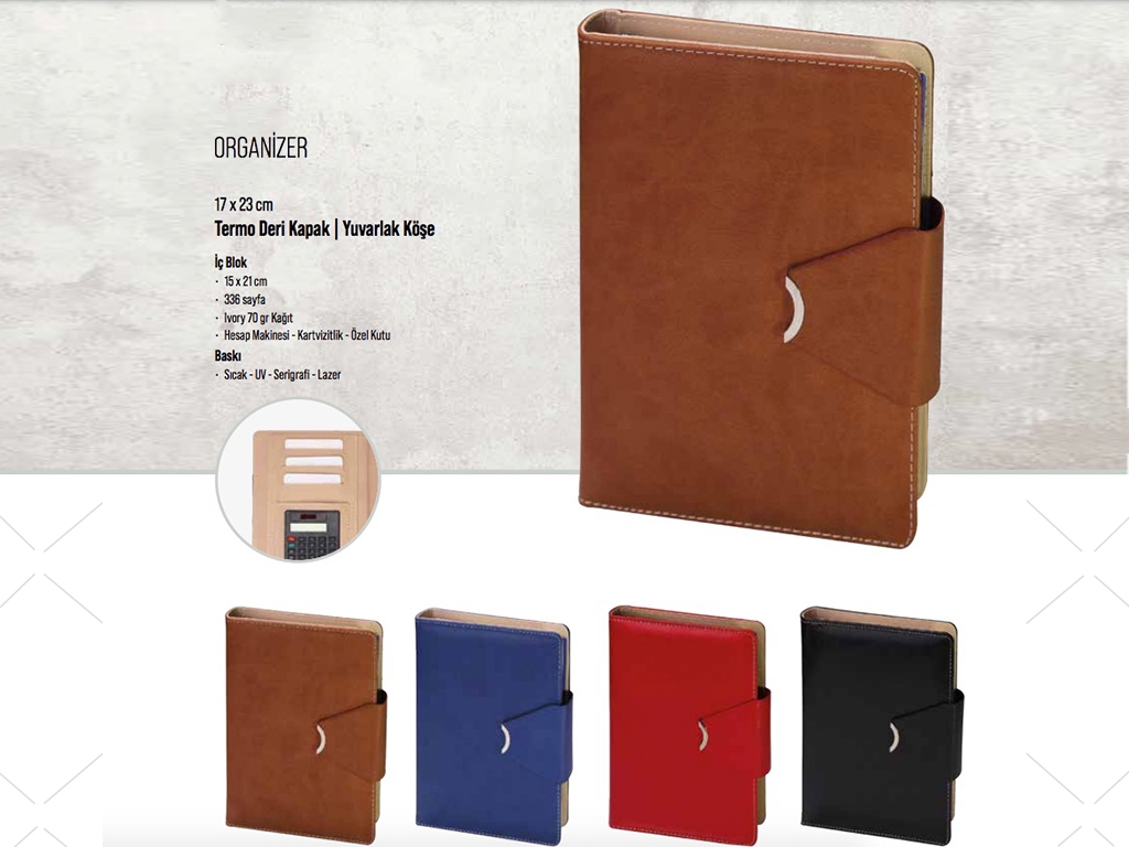 Hesap Makinalı Organizer